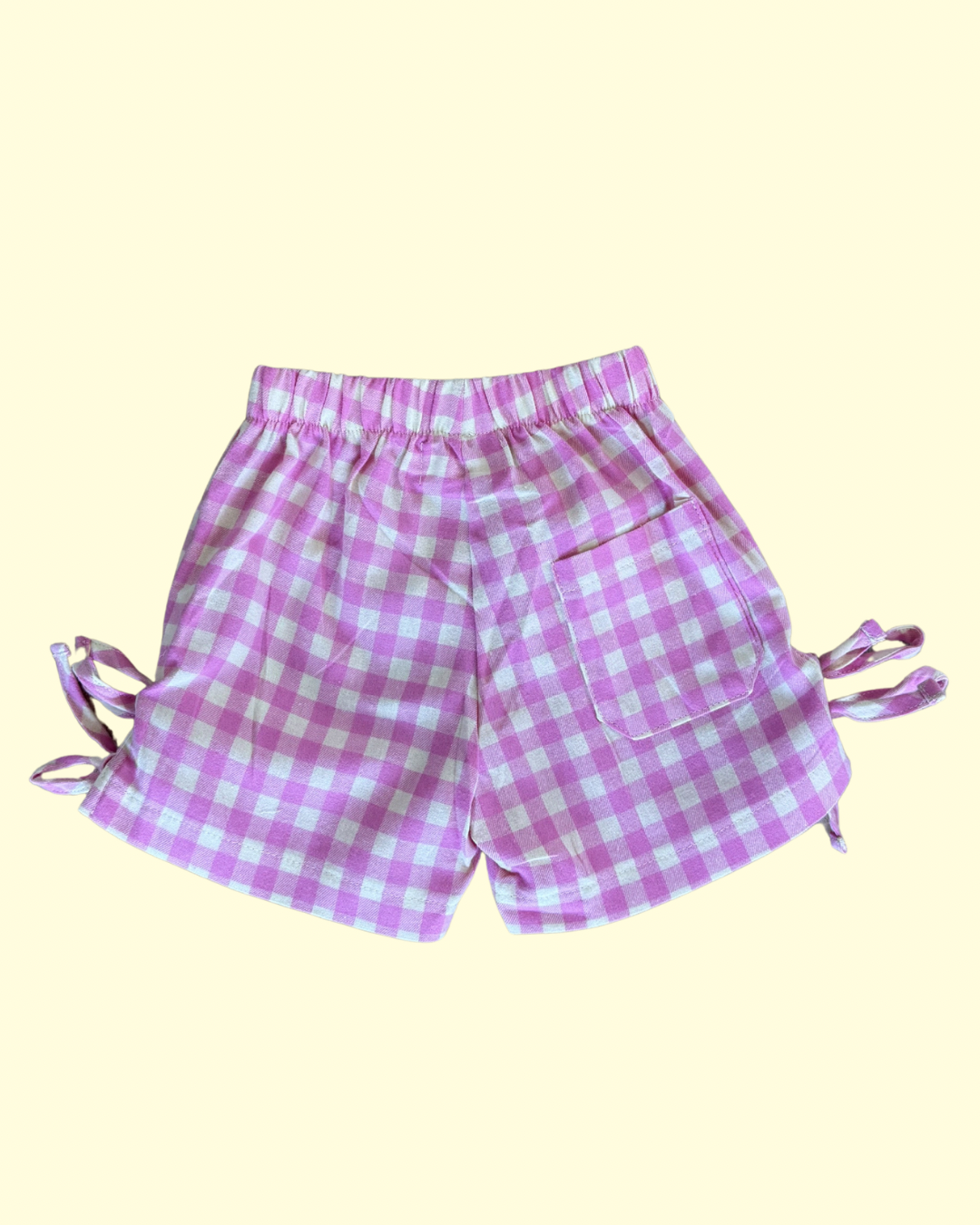 Gingham shorts