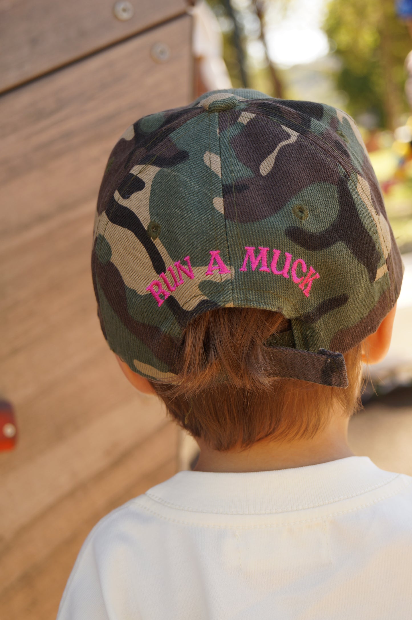 RUN A MUCK camo cap