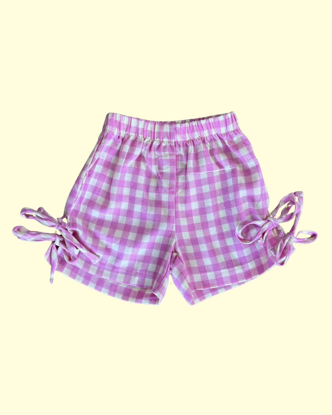 Gingham shorts