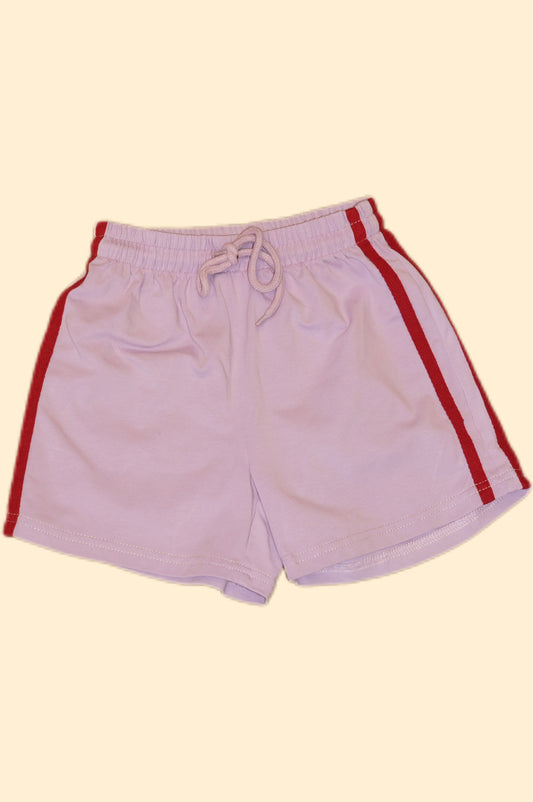 Running Riot Shorts Lilac & Red -SALE